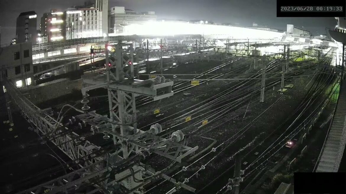 【ARCHIVE】Kyoto Station Live Cam JR京都駅  鉄道ライブカメラ  京都ライブカメラ TrainCam  2023/06/28　0:00～
